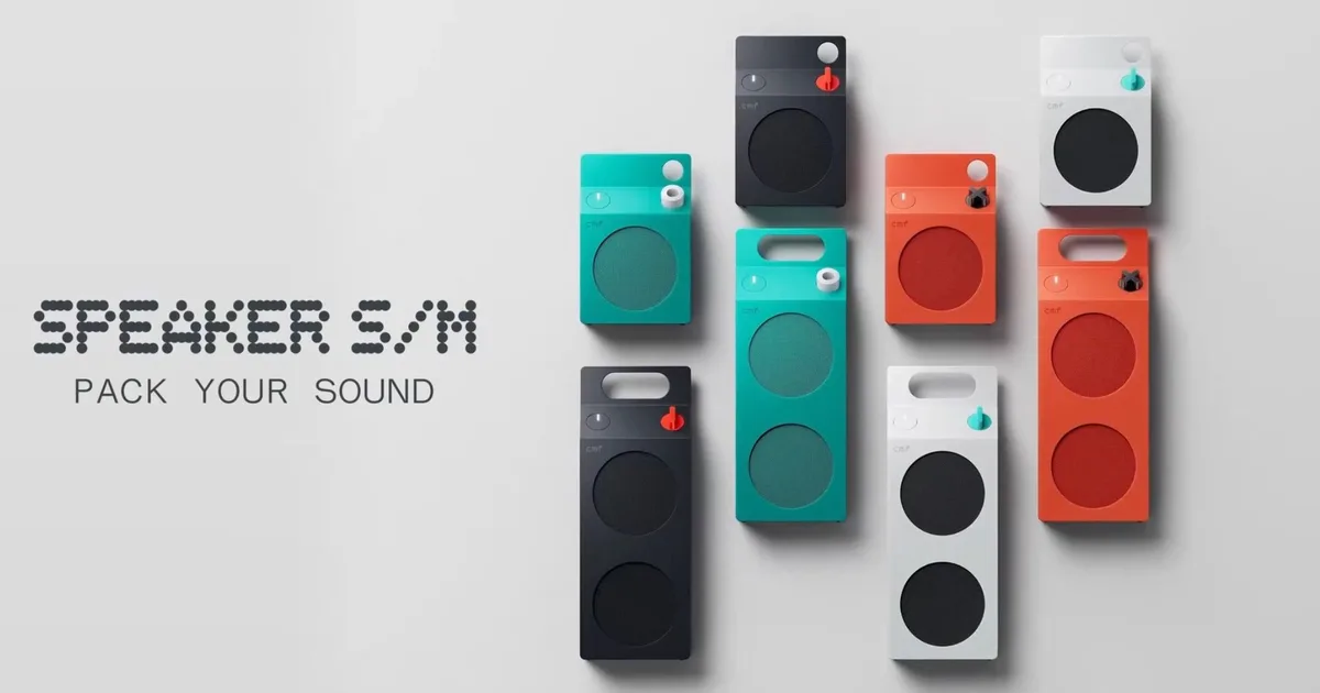 CMF’s first Bluetooth speakers come with swappable parts and a quirky personality